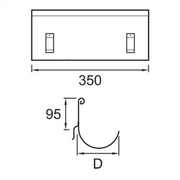Ruukki Экран переполнения желоба прямой